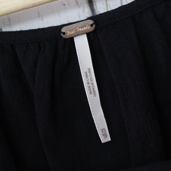 Free People Lace Front Bubble Crop Top - Picture 10 of 11